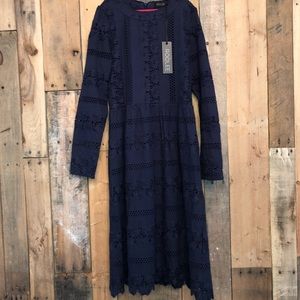 roolee xs navy blue dress